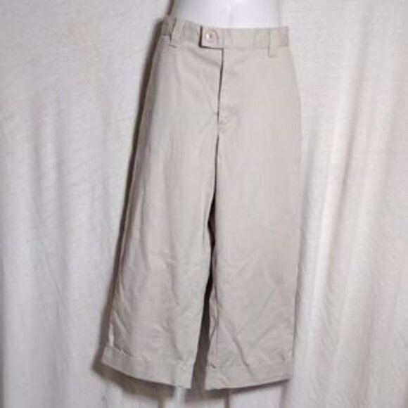 Riders Casuals Chic Neutral Wide-Leg Trousers Size 14 Petite - Picture 8 of 8